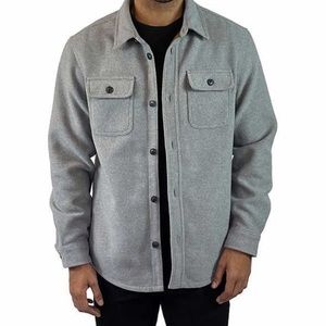 Jachs New York Men's Wool Blend Shirt Jacket - XL